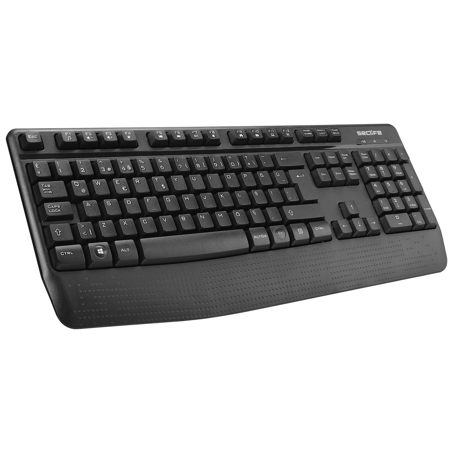Seclife SKM-335 Siyah Kablosuz Q Klavye + Mouse Set
