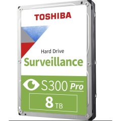 8 TB Toshiba S300 Pro 7200 Sata3 (MD10ADA800V) 512MB 7/24 Güvenlik Diski