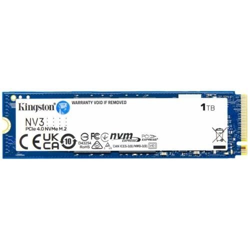 1TB Kingston NVMe PCIe 4.0 M.2 6000-4000 MB/s SNV3S/1000G SSD Disk