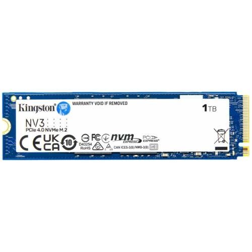 1TB Kingston NVMe PCIe 4.0 M.2 6000-4000 MB/s SNV3S/1000G SSD Disk