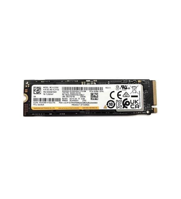 256GB Samsung MZ-VL22560 M.2 NVMe SSD Disk