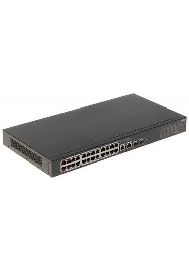 Dahua CS4226-24ET-240 26 Port 24xPOE 10/100 240W +2SFP Yönetilebilir Switch