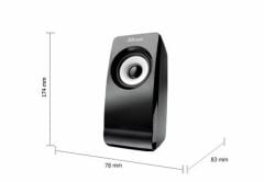 Trust 17595 REMO 2.0 USB 16W Siyah Hoparlör Seti