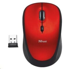 Trust 19522 YVI 1600DPI Kablosuz Kırmızı Mouse