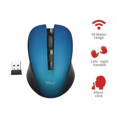 Trust 21870 Mydo Silent Click Kablosuz Mouse - Mavi