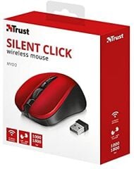 Trust 21871 Mydo Silent Click Kablosuz Mouse - Kırmızı