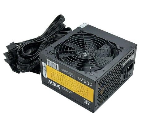 PowerBoost PB500AR 500W APFC 2*PCI-E 6+2 Pin 12cm Siyah Fanlı ATX Power Supply