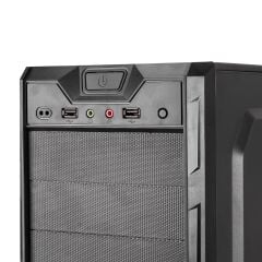 Everest 720R Peak-250W Siyah/Kırmızı 2*Sata Mesh Metal Panel Kasa