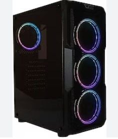 DarkFlash Aquarius-Acrylic 650W 80+Br RGB Mid Kasa