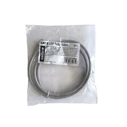 Seclife SNW-C6564G Cat6 1Mt Gri Patch Kablo