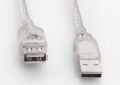 S-link SL-AF2005 Usb2.0 5M Şeffaf Usb Uzatma Kablo