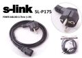 S-link SL-P175 1.5m 0.75mm Lüks Power Kablo