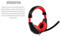 Snopy Rampage SN-R2 Oyuncu Kırmızı / Siyah Mikrofonlu Kulaklık