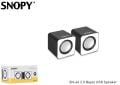 Snopy SN-66 2.0 Beyaz USB Speaker