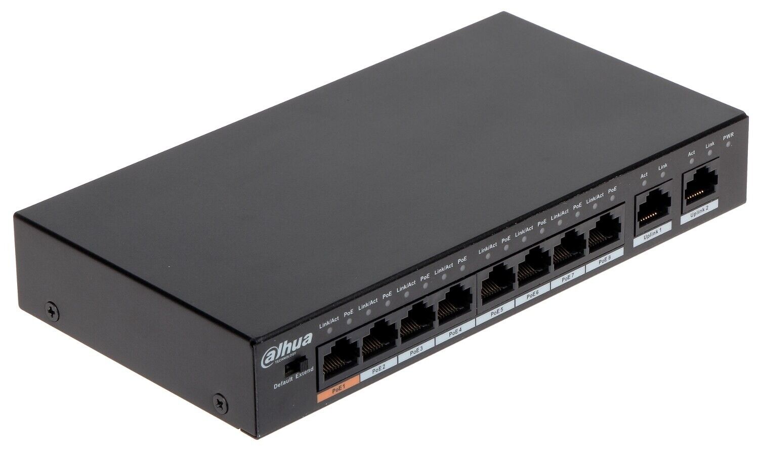 Dahua PFS3010-8ET-96-V2 8 Port X10/100 2GE Uplink 96W PoE Switch