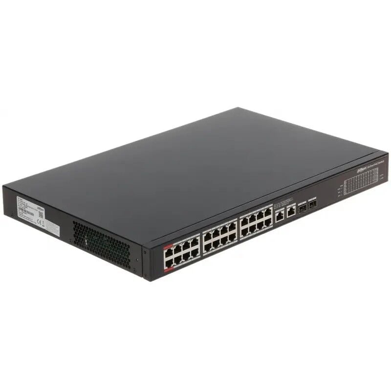 Dahua PFS3228-24GT-360-V2 24 PORT 10/100/1000 360W POE+2SFP Yönetilemez Switch