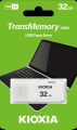 128GB KIOXIA U202  LU202W128GG4 Beyaz USB 2.0 Flash Bellek