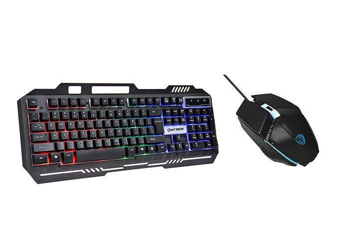 Hytech HKM-X86 QUIN Gökkuşağı Zemin Aydınlatmalı Gaming Klavye Mouse Set