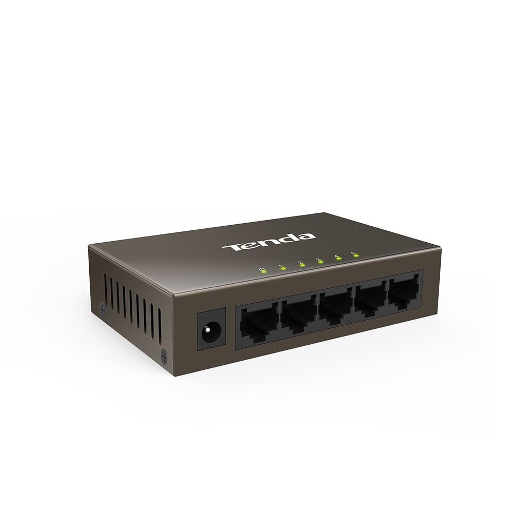 Tenda TEF1005D 5 Port 10/100 Mbps Switch Metal Kasa