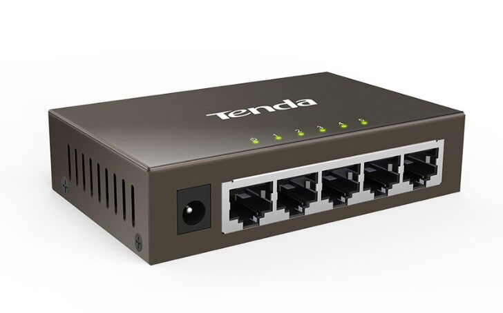 Tenda TEG1005D 5 Port 10/100/1000 Metal Kasa Switch