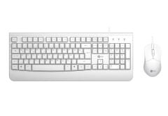Lenovo Lecoo CM105 Q Türkçe USB Beyaz Klavye + Mouse Seti