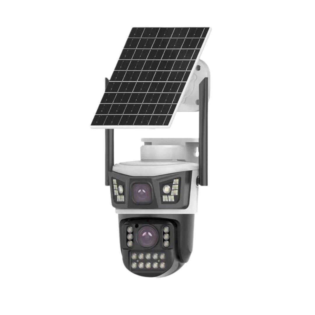 Avenir AV-S425 6MP 3.6mm Çift Kameralı Solar 4G Sim Kartlı Kamera