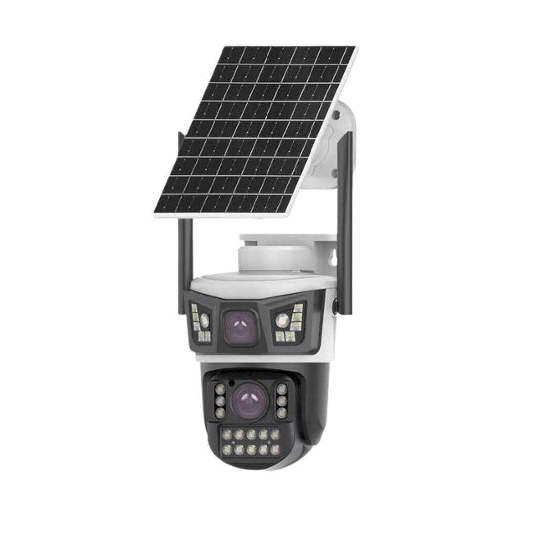 Avenir AV-S425 6MP 3.6mm Çift Kameralı Solar 4G Sim Kartlı Kamera