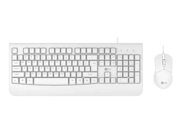 Lenovo Lecoo CM101 Q Türkçe USB Beyaz Klavye + Mouse Seti