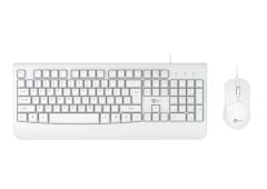 Lenovo Lecoo CM101 Q Türkçe USB Beyaz Klavye + Mouse Seti