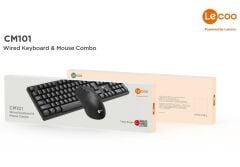 Lenovo Lecoo CM101 Q Türkçe USB Beyaz Klavye + Mouse Seti