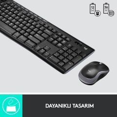 Logitech MK270 Kablosuz Klavye Mouse Set (920-004525)