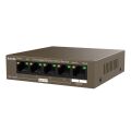 Tenda TEG1105PD 5 Port 4 Port Poe+ 1 Port Poe+ İN 10/100/1000 Switch Çelik Kasa