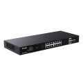 Tenda TEG1120P-16-250W 16 Port PoE 10/100/1000 2xUplink 2xSFP Switch Çelik Kasa