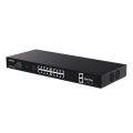 Tenda TEG1120P-16-250W 16 Port PoE 10/100/1000 2xUplink 2xSFP Switch Çelik Kasa