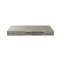 Tenda TEG1126P-24-410W 24Port 10/100- 2GE- 2SFP- 24-Port PoE Switch