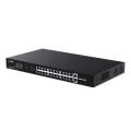 Tenda TEG1128P-24-410W 24GE PoE Port (410W), 2x Uplink, 2x SFP Switch