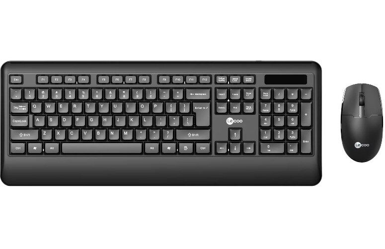 Lenovo Lecoo KW202 Q Türkçe Kablosuz Siyah Klavye + Mouse Seti