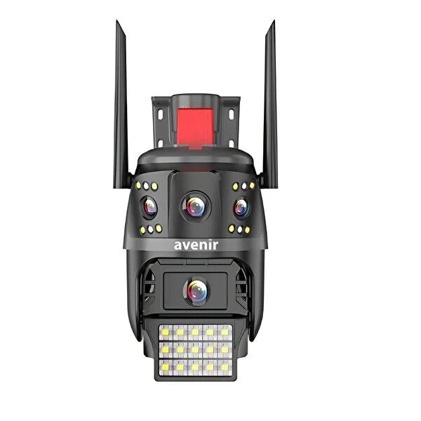 Avenir AV-S313 4MP 3.6MM Çift Kameralı Sesli Onvif Alarmlı Wifi Kamera