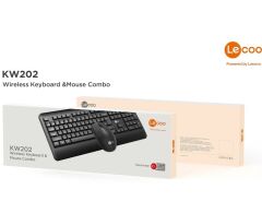 Lenovo Lecoo KW202 Q Türkçe Kablosuz Siyah Klavye + Mouse Seti