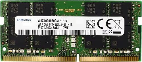32GB Samsung DDR4 3200MHz (471A4G43ABM1-VWE) Notebook Ram