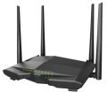 Tenda V12 AC1200 Mbps Dual Band Kablosuz 4 x Gigabit Port Fiber Vdsl2/ADSL Modem