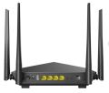 Tenda V12 AC1200 Mbps Dual Band Kablosuz 4 x Gigabit Port Fiber Vdsl2/ADSL Modem
