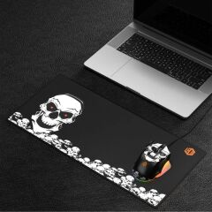 Lecoo MG1102 Kablolu RGB 8200DPI 10 Makro Tuşlu Kuru Kafa Desenl Mouse&Mousepad