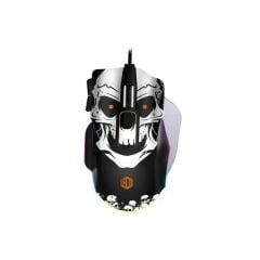 Lecoo MG1102 Kablolu RGB 8200DPI 10 Makro Tuşlu Kuru Kafa Desenl Mouse&Mousepad