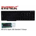 Everest KB-517U Siyah USB F Standart Klavye