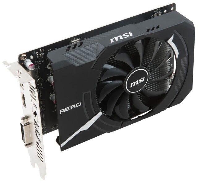 Msı 4GB GTX1050Ti AERO ITX OCV1 128Bit DDR5 Dp/DVI/HDMI Ekran Kartı