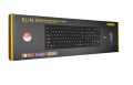 Everest KM-6121 Siyah Kablosuz Q Slim Klavye + Mouse Set