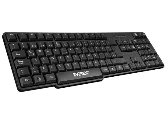 Everest KM-6852 Siyah Usb Kablosuz Q Standart Klavye + Mouse Set