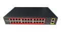 Tiwox TP-G2420-POE300W 24 Port 10/100 +2 Port Gigabit SFP  POE Rack Switch