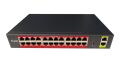 Tiwox TP-G2420-POE300W 24 Port 10/100 +2 Port Gigabit SFP  POE Rack Switch